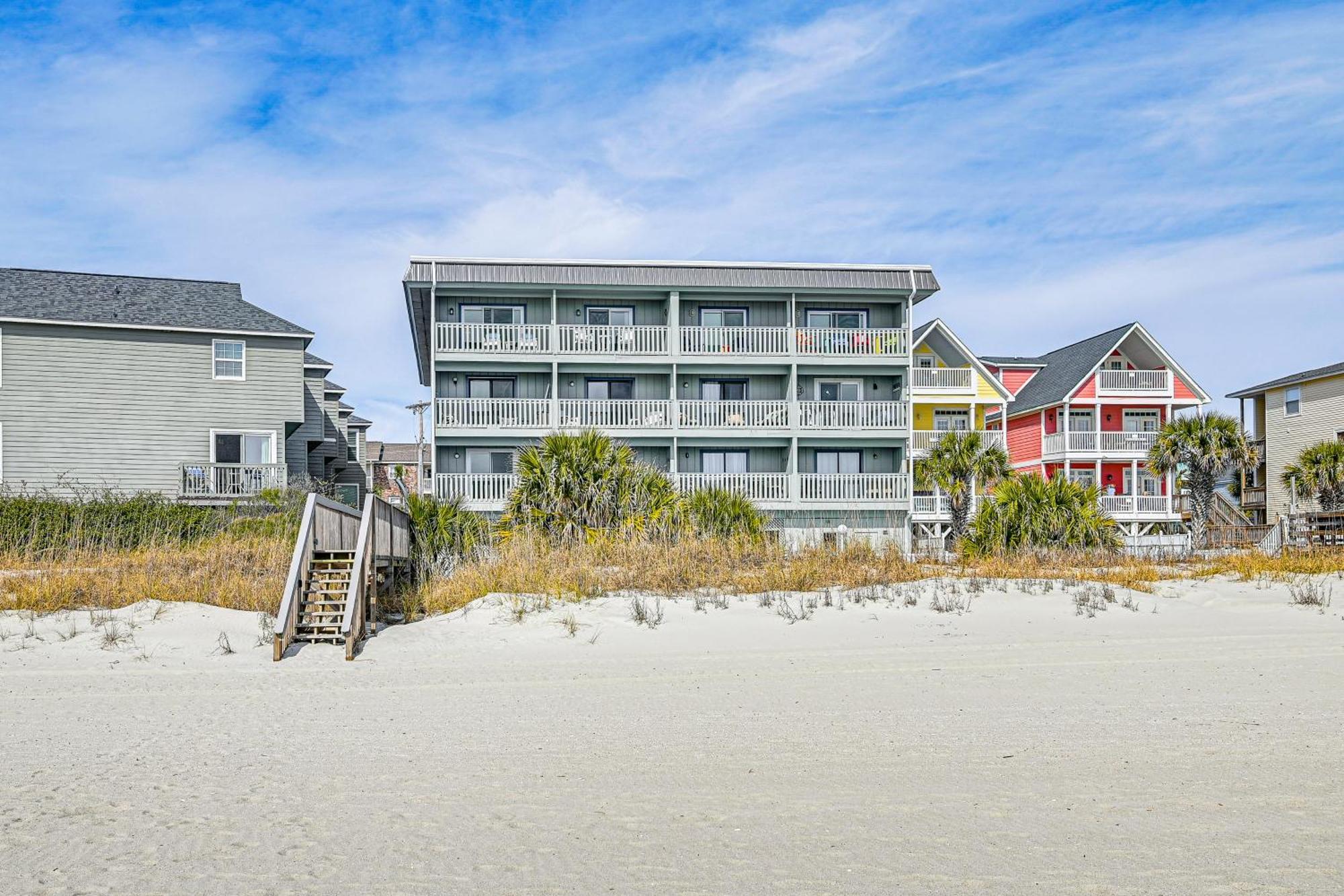 On-The-Beach Escape Oceanfront In Surfside! Myrtle Beach Luaran gambar