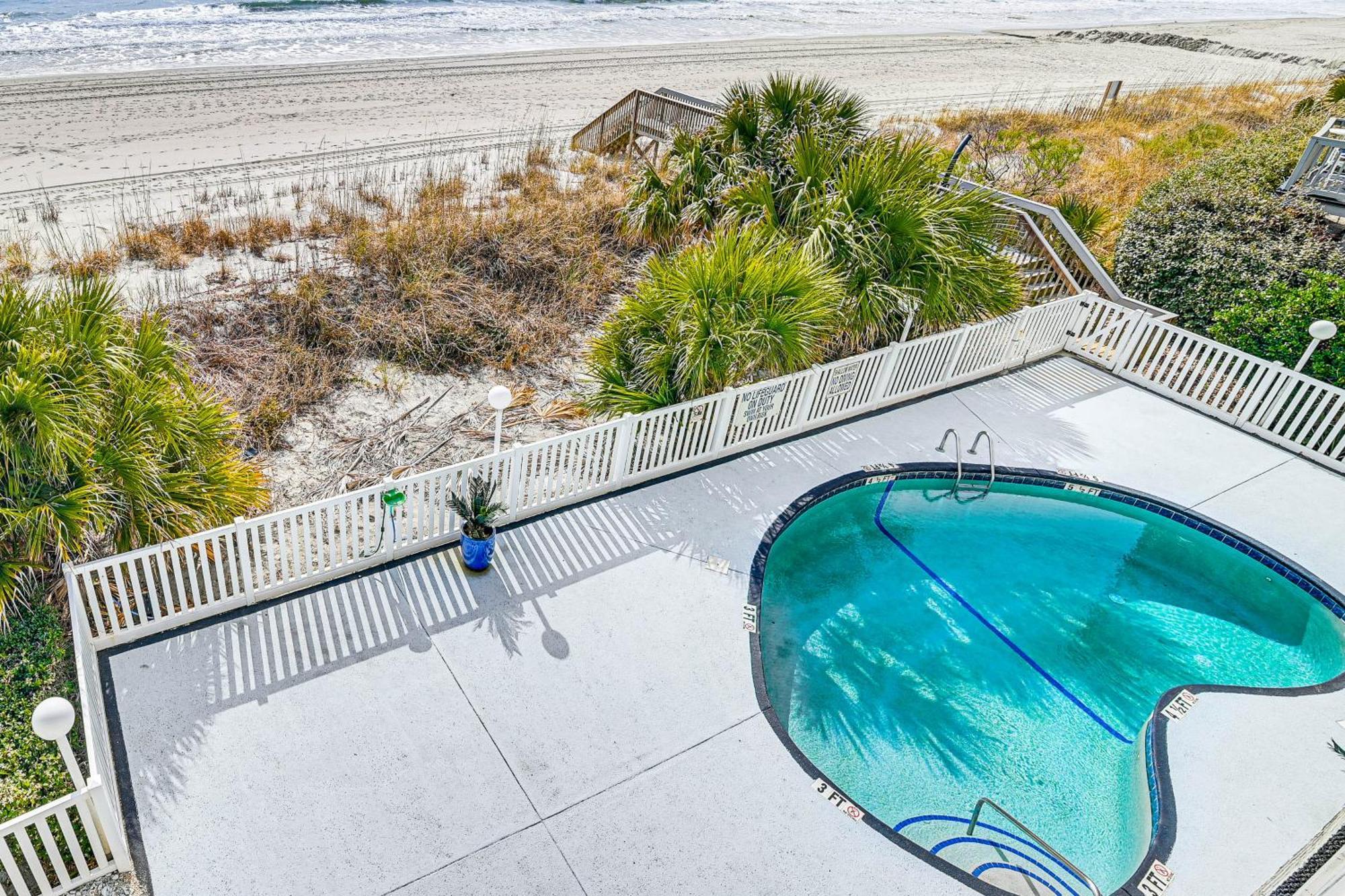 On-The-Beach Escape Oceanfront In Surfside! Myrtle Beach Luaran gambar