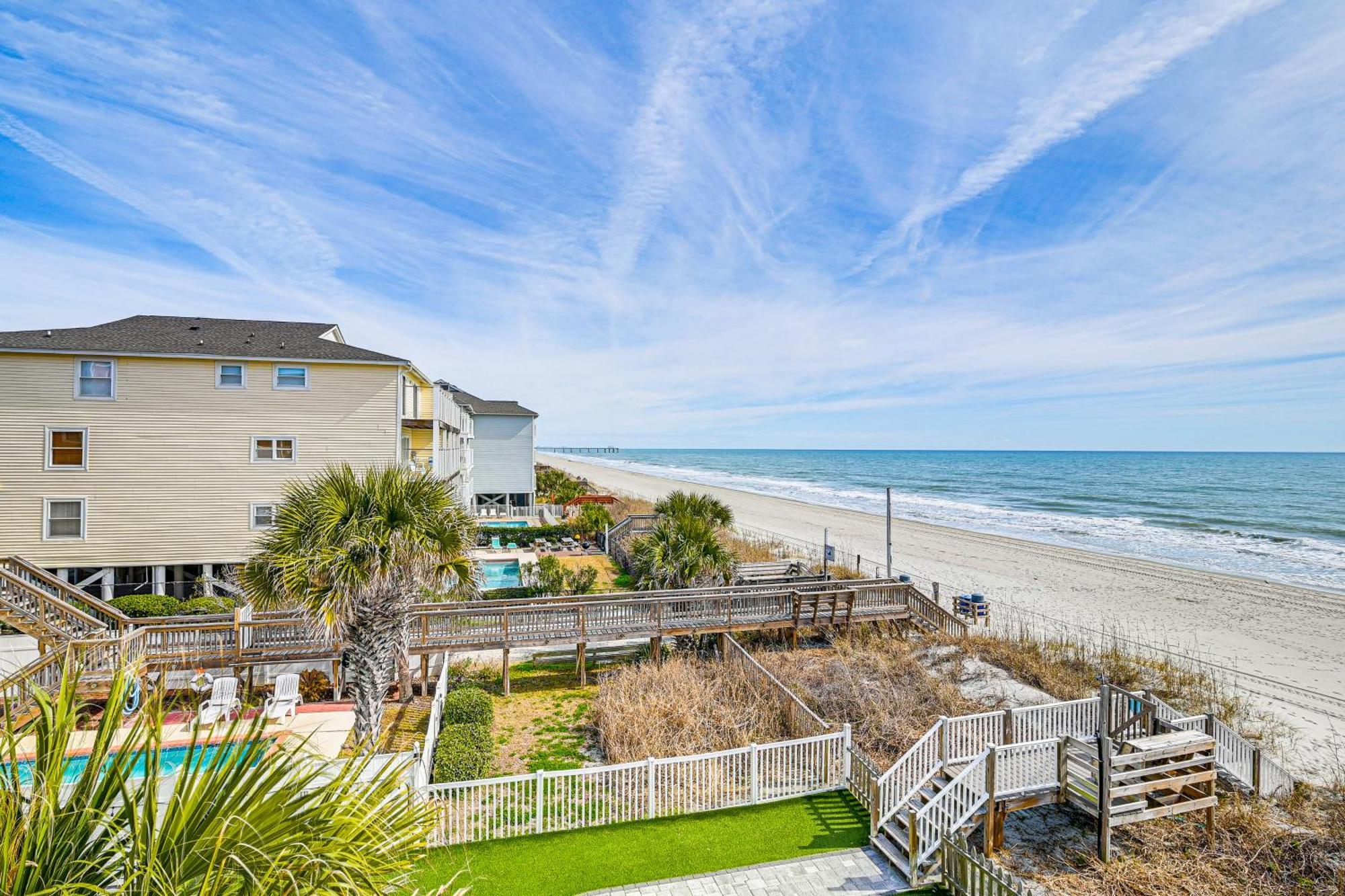 On-The-Beach Escape Oceanfront In Surfside! Myrtle Beach Luaran gambar
