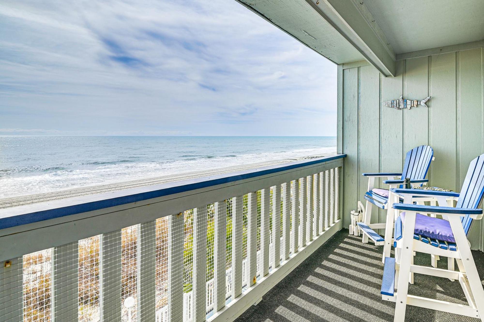 On-The-Beach Escape Oceanfront In Surfside! Myrtle Beach Luaran gambar